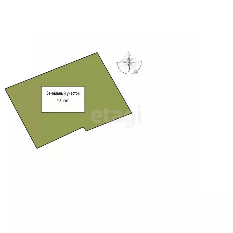 Участок в Новосибирская область, Колыванский район, Калина красная ... - Фото 2