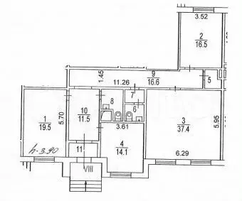 Аренда ПСН 128.2 м2 м. Красносельская в цао - Фото 1