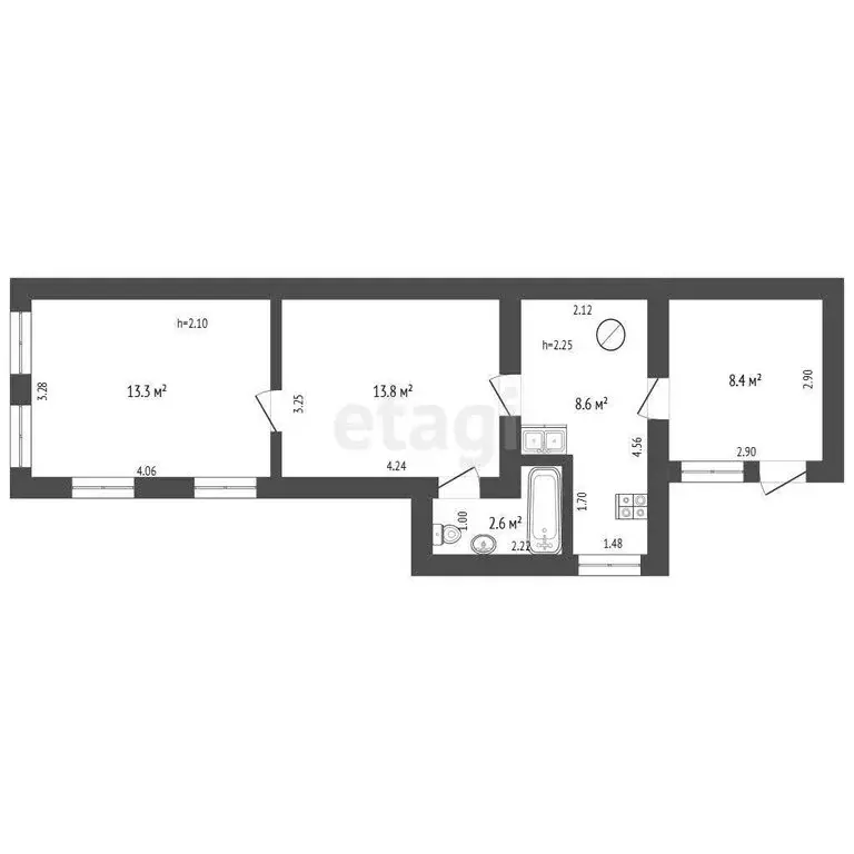 Дом в Ростов-на-Дону, микрорайон Новое Поселение, Грушевский переулок ... - Фото 1