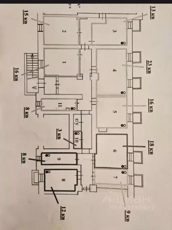 Офис в Санкт-Петербург пер. Басков, 10 (161 м) - Фото 1