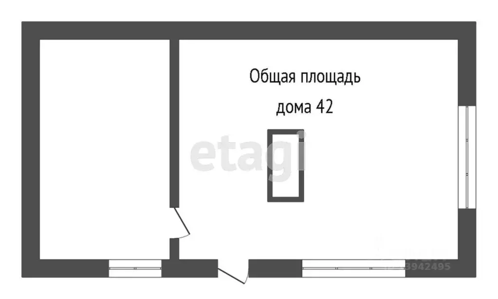 Дом в Бурятия, Улан-Удэ Дружба СНТ, 524 (54 м) - Фото 1