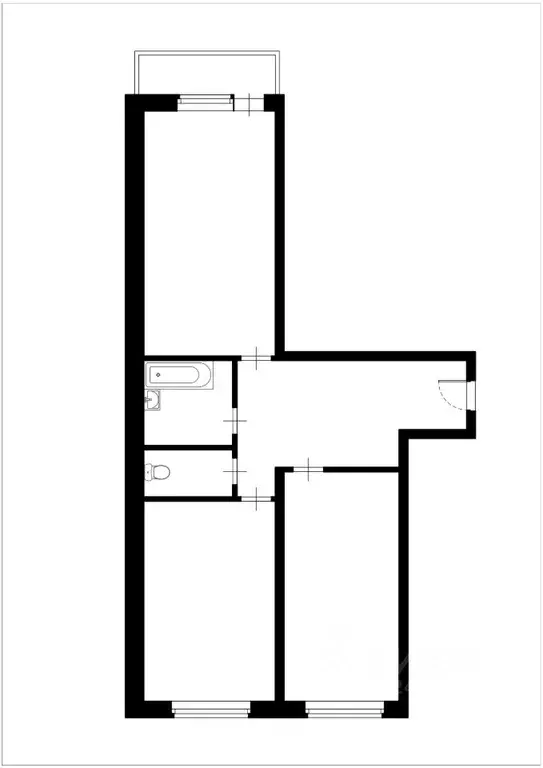 2-к кв. Санкт-Петербург просп. Тореза, 44к2 (80.6 м) - Фото 1