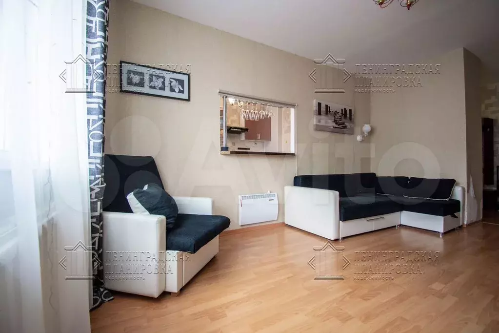 1-к. квартира, 39 м, 5/16 эт. - Фото 1