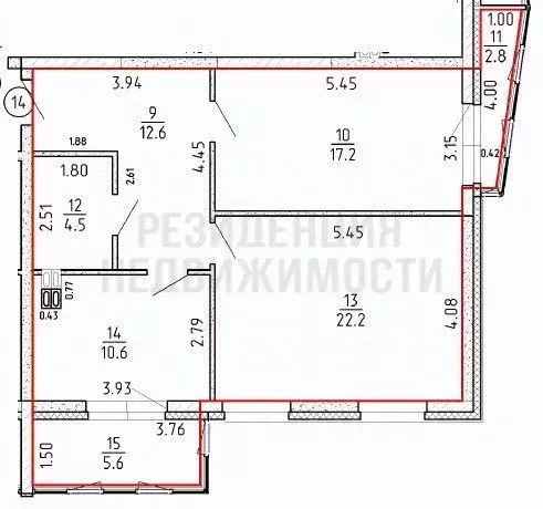 2-к кв. Самарская область, Самара проезд 4-й, 8А (72.6 м) - Фото 2