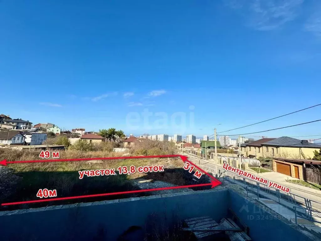 Участок в Краснодарский край, Анапа муниципальный округ, с. Супсех ул. ... - Фото 1