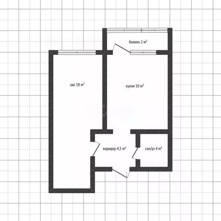 1-к кв. Адыгея, Майкоп Степная ул., 170 (34.0 м) - Фото 2
