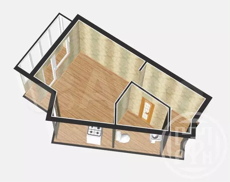 Квартира-студия, 28 м, 4/7 эт. - Фото 1