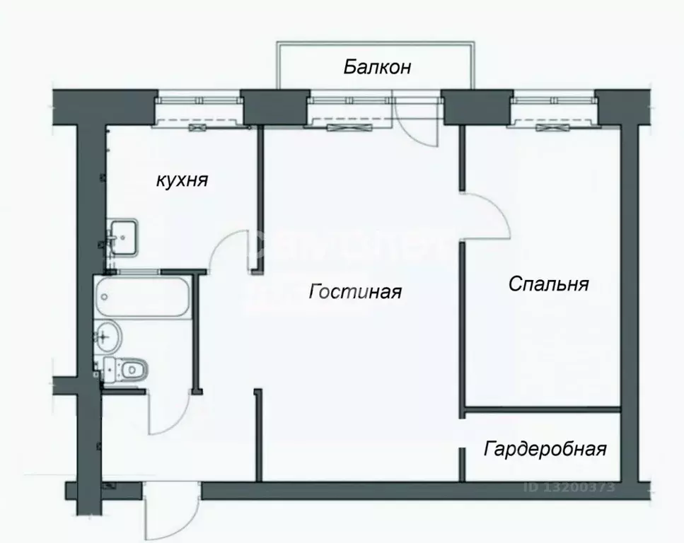 2-к кв. Рязанская область, Кораблино ул. Текстильщиков, 3 (43.0 м) - Фото 2