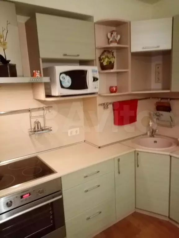 1-к. квартира, 33 м, 1/9 эт. - Фото 1