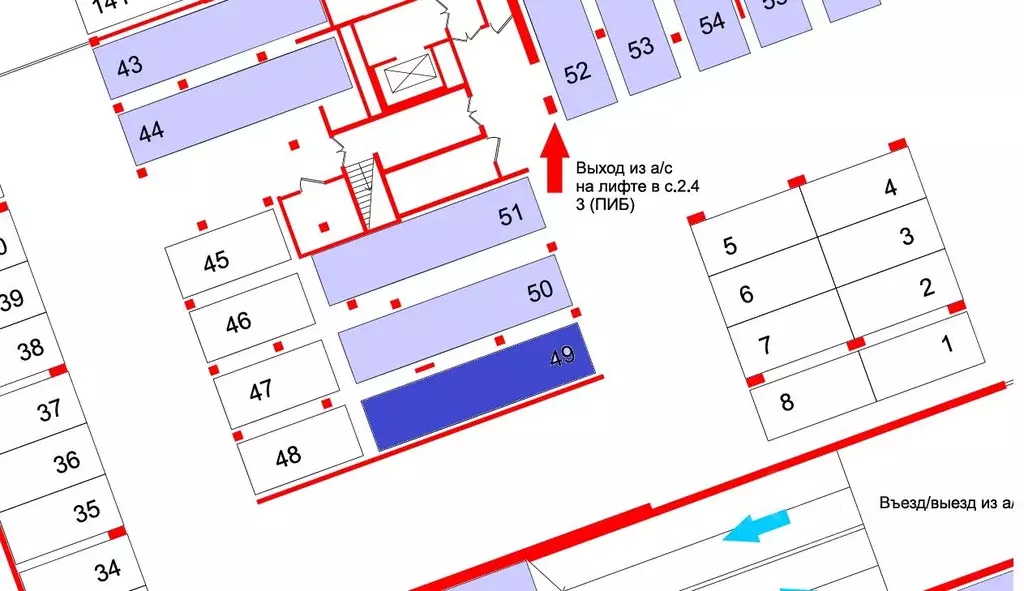 Гараж в Санкт-Петербург Уральская ул., 23 (27 м) - Фото 2