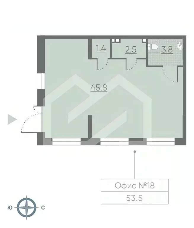 Торговая площадь в Москва Производственная ул., 19Ак2 (54 м) - Фото 2