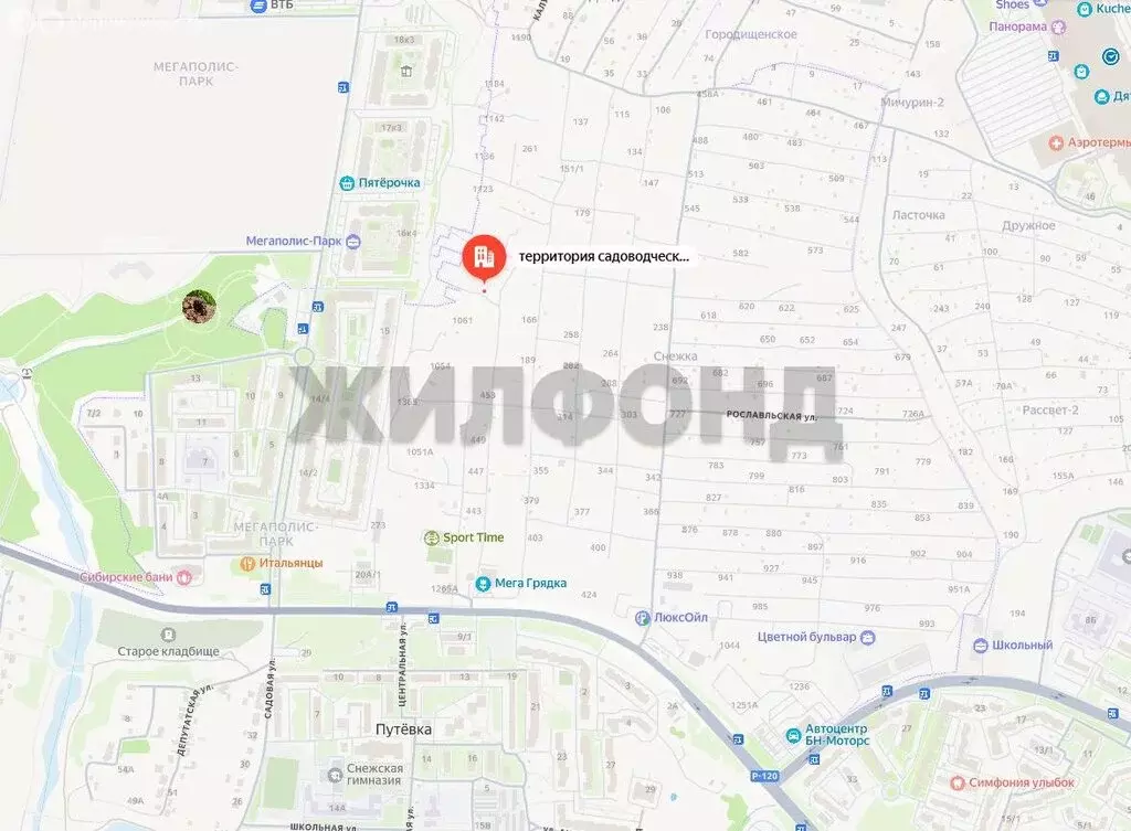 Участок в Путёвка, территория садоводческого общества Снежка (5.25 м) - Фото 1