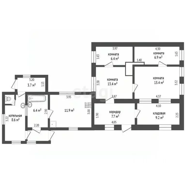 Дом в Ростовская область, Таганрог ул. Дзержинского (97 м) - Фото 1