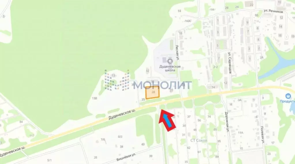 Участок в Нижегородская область, Богородский муниципальный округ, с. ... - Фото 1
