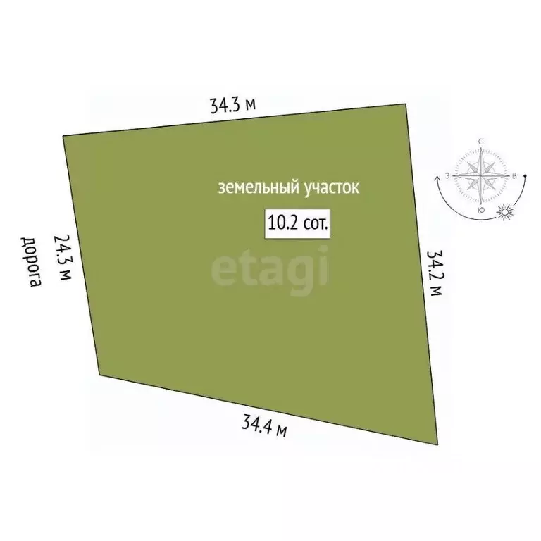 Участок в Тюменская область, Тюменский муниципальный округ, Красная ... - Фото 2