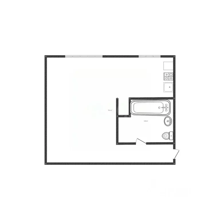 Студия Иркутская область, Ангарск 7-й мкр, 10 (31.0 м) - Фото 2