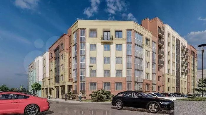 1-к. квартира, 26,4 м, 3/7 эт. - Фото 1