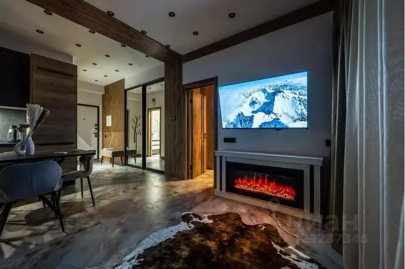 2-к кв. Краснодарский край, Сочи Красная Поляна пгт, ул. Калиновая, 9А ... - Фото 2