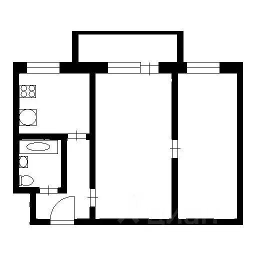 2-к кв. Севастополь ул. Надежды Краевой, 1 (42.0 м) - Фото 1