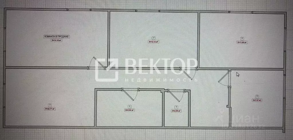 Комната Ивановская область, Иваново ул. Демидова, 6 (13.0 м) - Фото 2