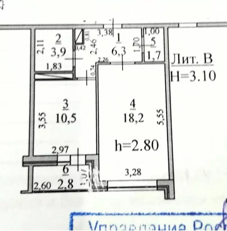 1-к кв. Краснодарский край, Краснодар 1 Мая ул., 91а (43.0 м) - Фото 1