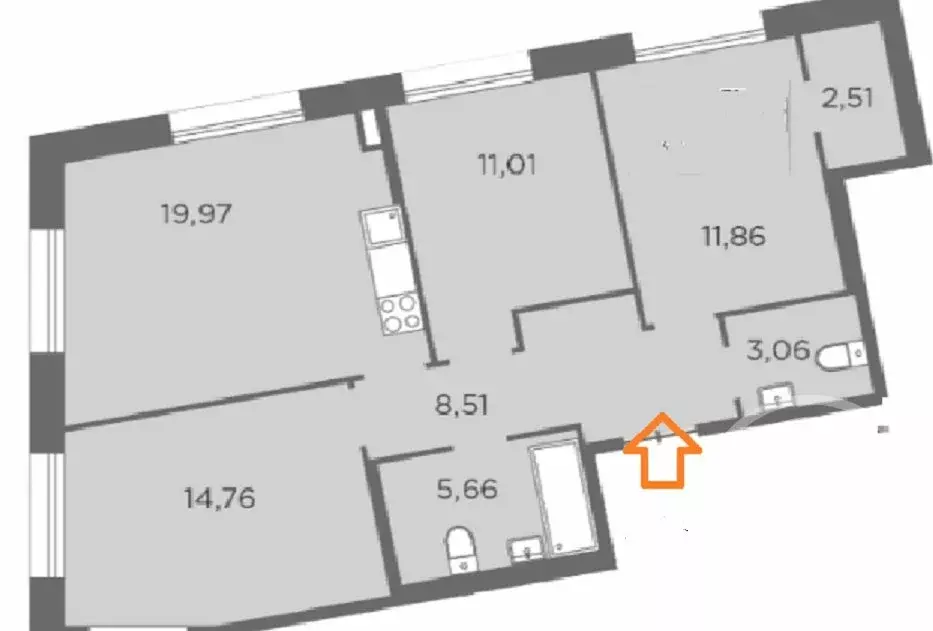 3-комнатная квартира: Санкт-Петербург, набережная реки Карповки, 31к1 ... - Фото 1