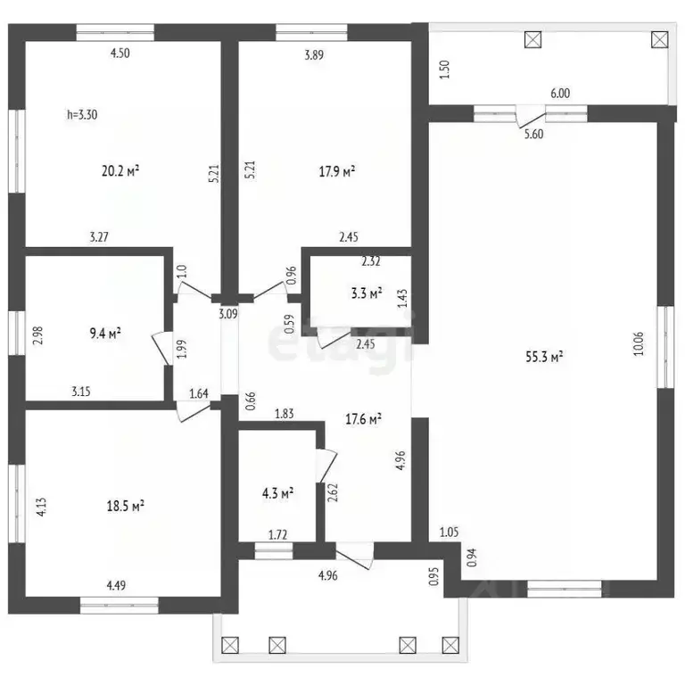 Дом в Татарстан, Набережные Челны просп. Абдурахмана Абсалямова, 26В ... - Фото 2