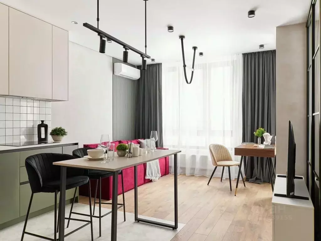 1-к кв. Татарстан, Казань ул. Алексея Козина, 2 (40.0 м) - Фото 1