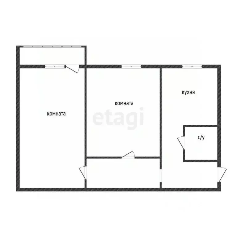 2-к кв. Костромская область, Кострома Давыдовский-2 мкр, 55 (51.0 м) - Фото 1