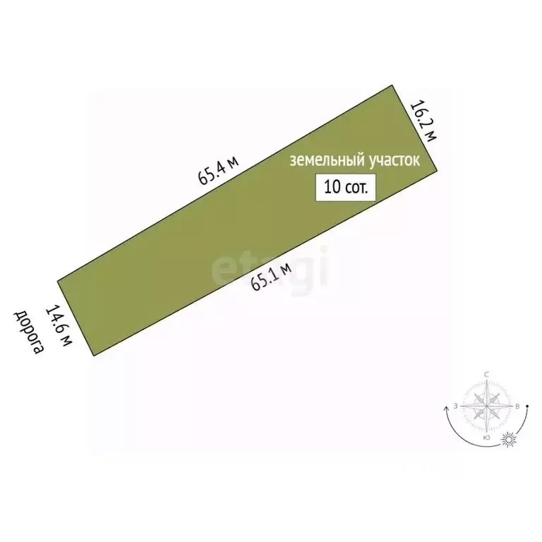 Участок в Мордовия, Кочкуровский район, д. Воробьевка Нагорная ул. ... - Фото 1