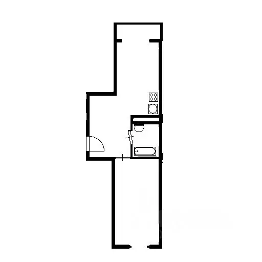 1-к кв. Санкт-Петербург пос. Шушары, просп. Новгородский, 8 (46.8 м) - Фото 2
