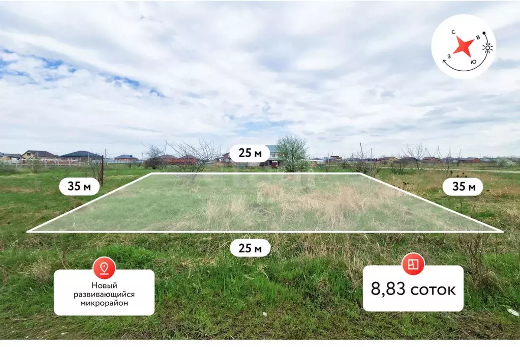 Участок в Краснодарский край, Славянск-на-Кубани ул. Студенческая, 2 ... - Фото 1