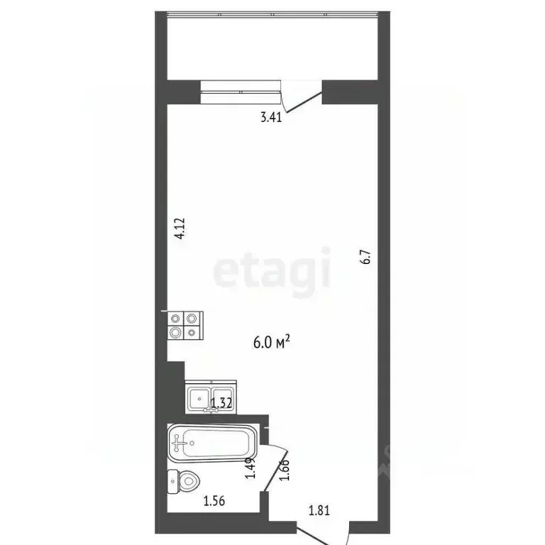 Студия Мордовия, Саранск ул. Фурманова, 67 (24.0 м) - Фото 2