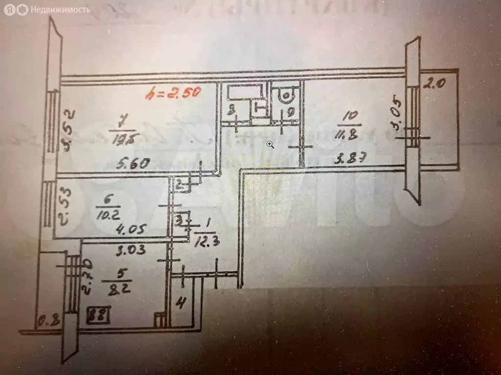 3-комнатная квартира: Тверь, улица Можайского, 87 (69.1 м) - Фото 1