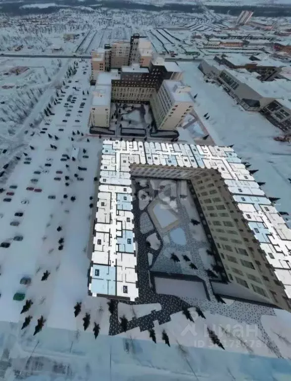 1-к кв. Ямало-Ненецкий АО, Новый Уренгой Славянский мкр, 2 (46.2 м) - Фото 0