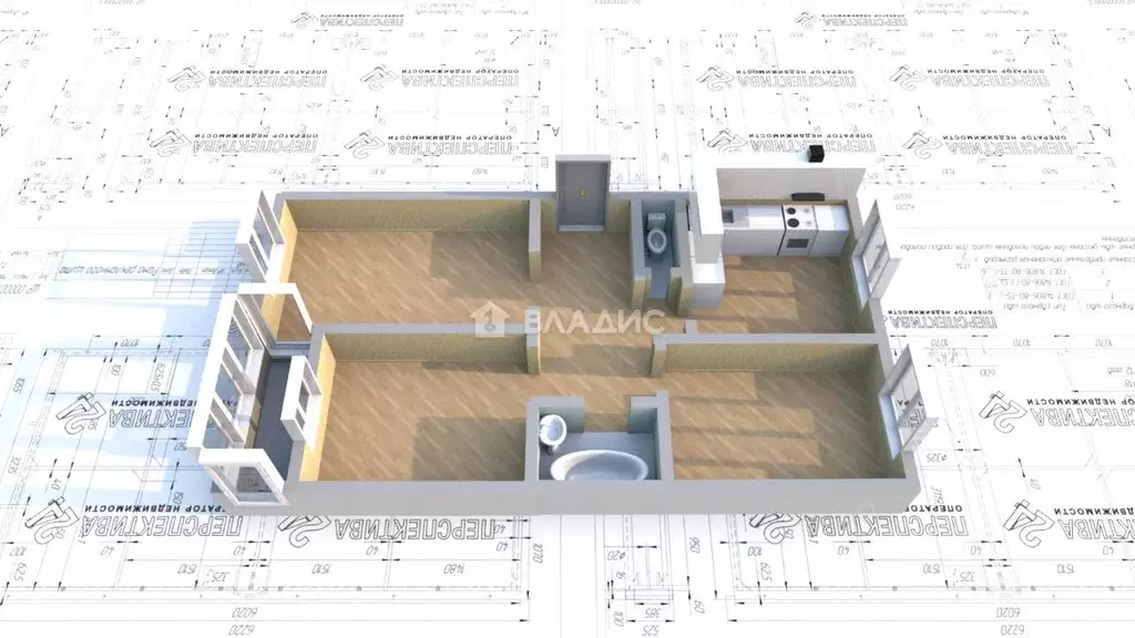 3-к кв. Иркутская область, Ангарск 219-й кв-л, 3 (58.1 м) - Фото 2