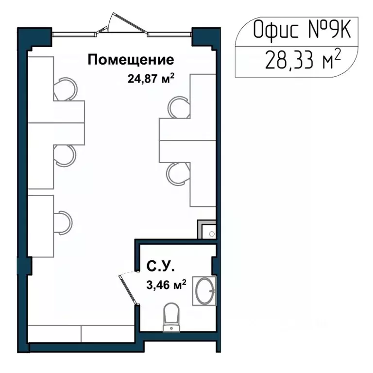 Торговая площадь в Севастополь ул. Летчиков, 10к4 (28 м) - Фото 1