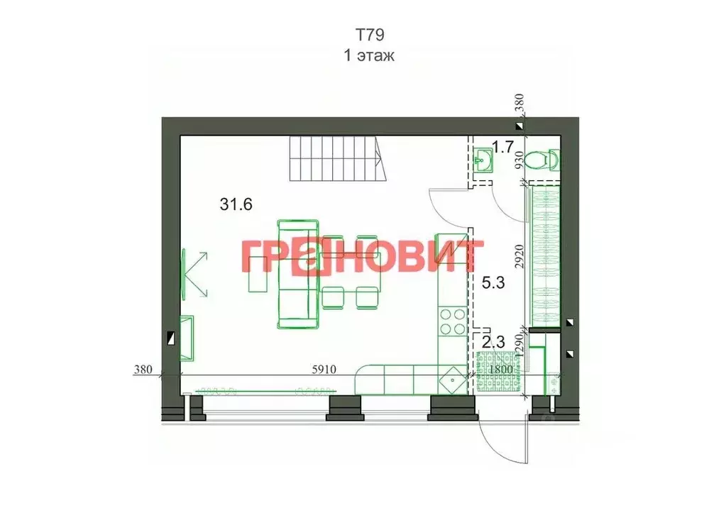 Таунхаус в Новосибирская область, Новосибирский район, Станционный ... - Фото 1