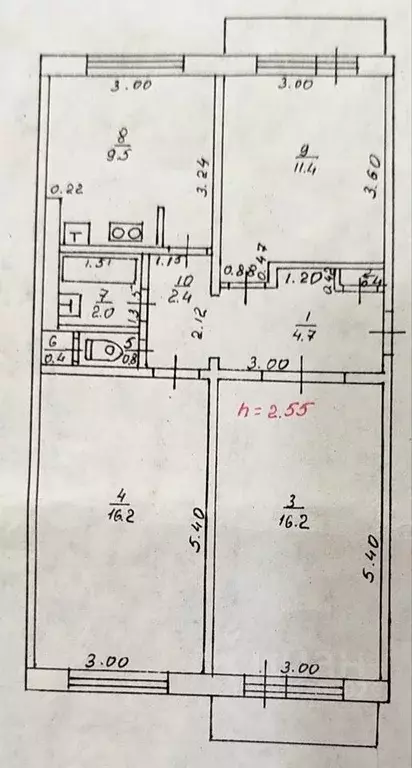 3-к кв. Тверская область, Тверь ул. Громова, 12 (65.0 м) - Фото 0