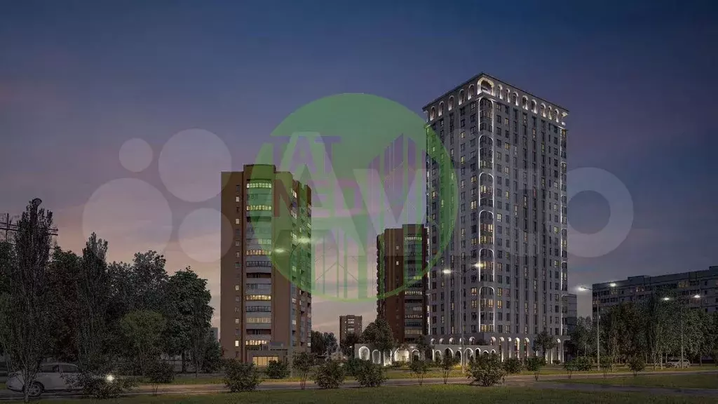 Квартира-студия, 21,4 м, 6/22 эт. - Фото 1