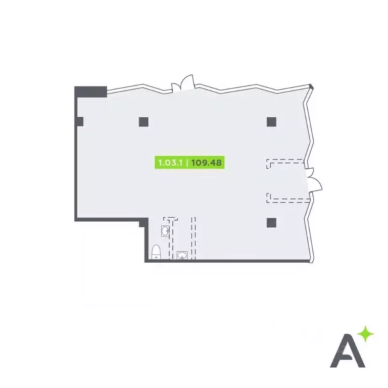 Офис в Санкт-Петербург Московский просп., 65Э (109 м) - Фото 2