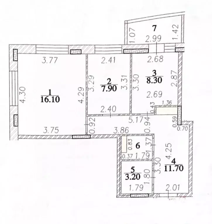 2-к кв. Чувашия, Чебоксары ул. Радужная, 9 (49.3 м) - Фото 2