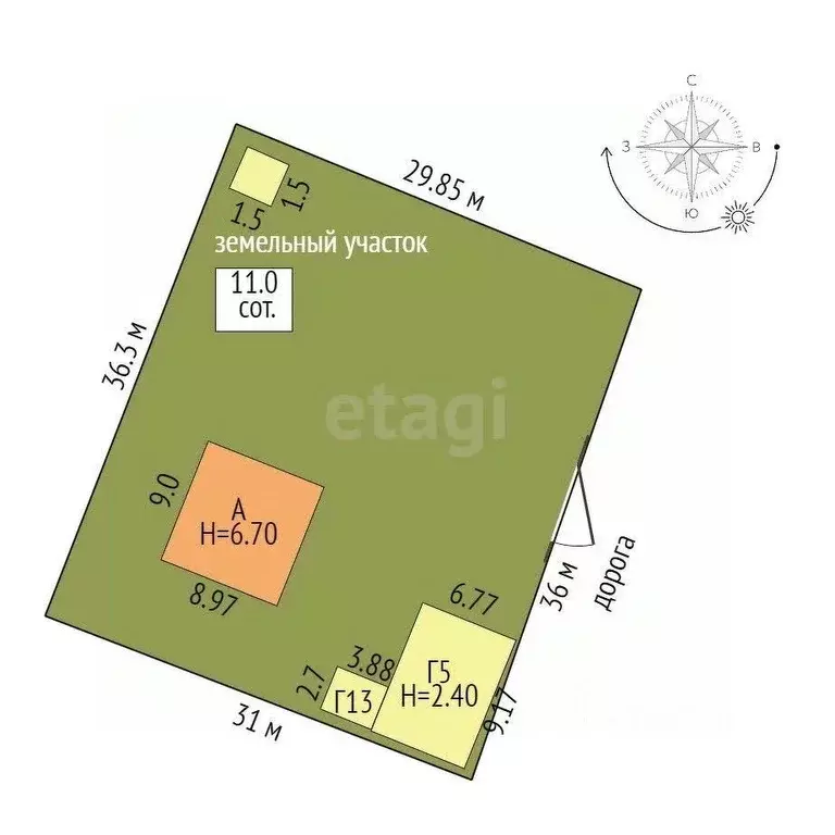 Дом в Саха (Якутия), Якутск ул. Тальниковая, 1/4 (120 м) - Фото 2