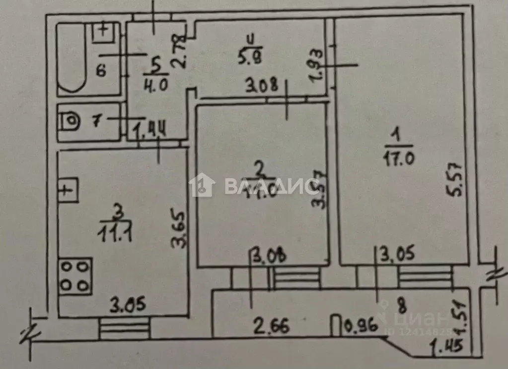 2-к кв. Московская область, Ивантеевка Пушкинский городской округ, ... - Фото 2