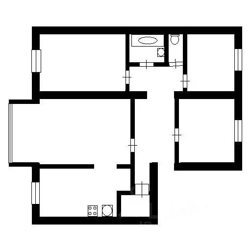 4-к кв. Башкортостан, Кумертау ул. Салавата (75.8 м) - Фото 2