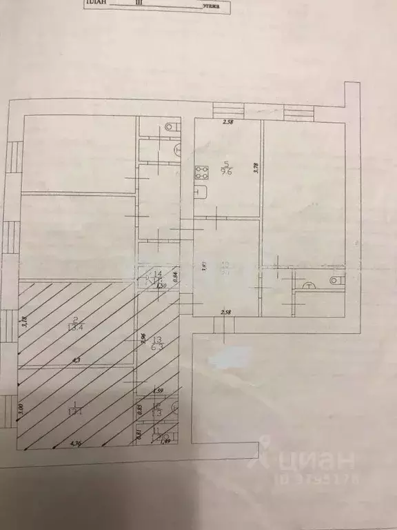 3-к кв. Татарстан, Казань Теплично-комбинатская ул., 2 (85.1 м) - Фото 1