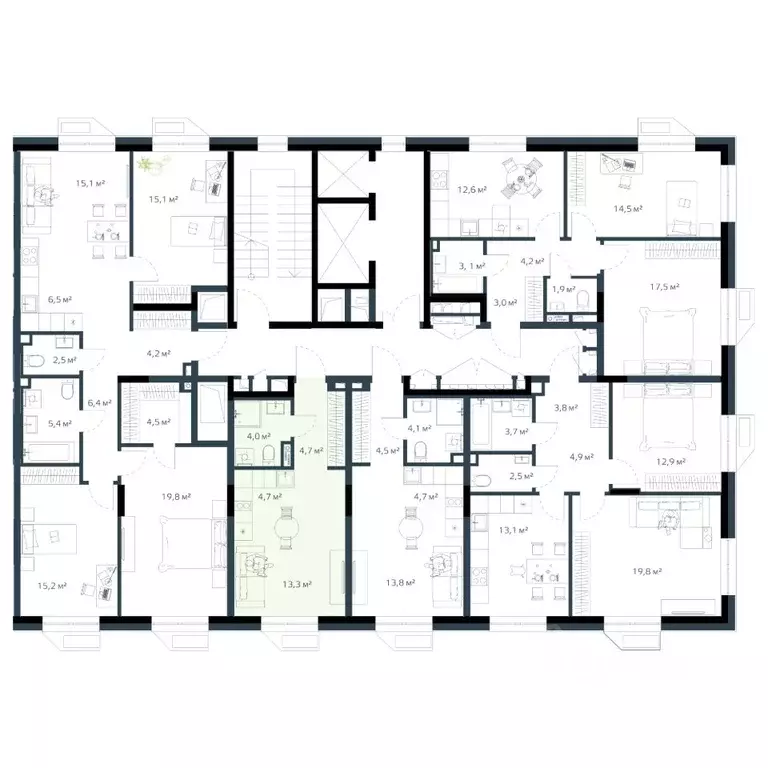 1-к кв. Приморский край, Владивосток Дом на Востоке жилой комплекс, ... - Фото 2