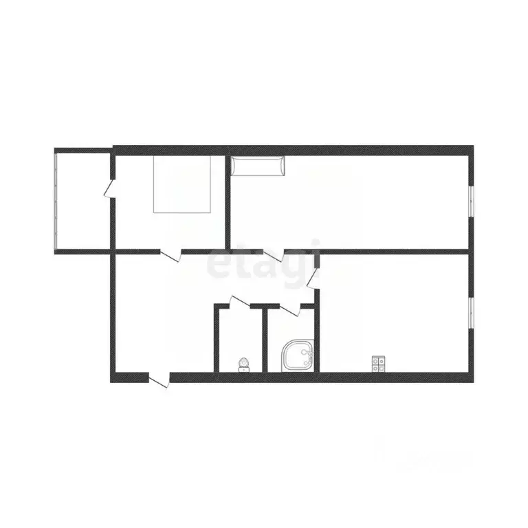 2-к кв. Смоленская область, Смоленский муниципальный округ, д. Кощино ... - Фото 2