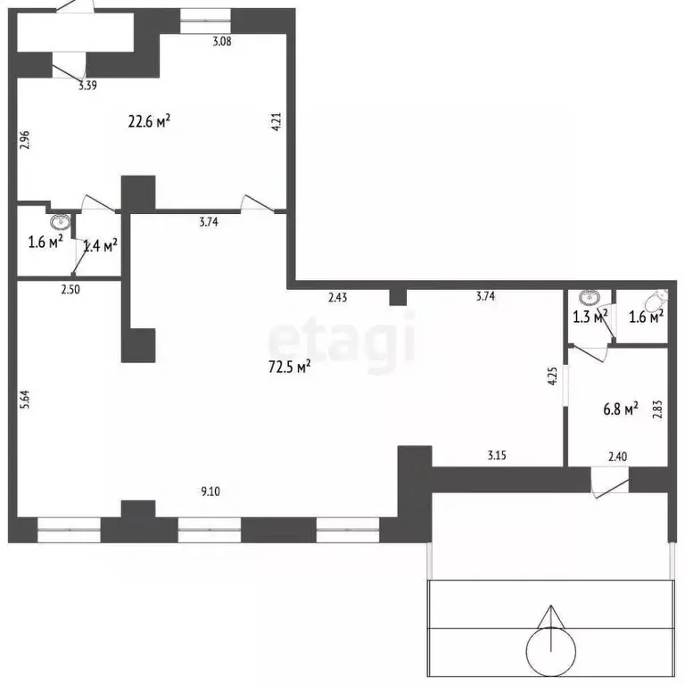 Офис в Ярославская область, Ростов ул. Покровская, 66 (110 м) - Фото 1