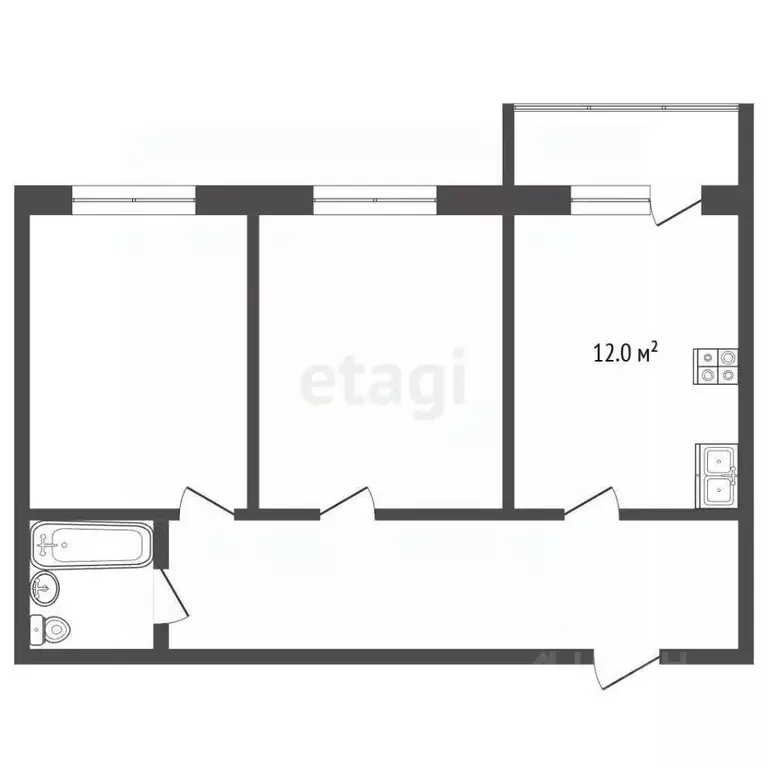 1-к кв. Ставропольский край, Железноводск городской округ, пос. ... - Фото 2